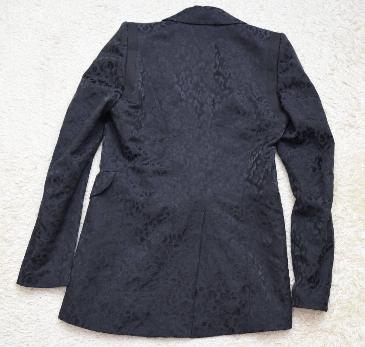 Japanese Brand IFSIXWASNINE JK-W PEAK-2/M Leoapard Print Blazer