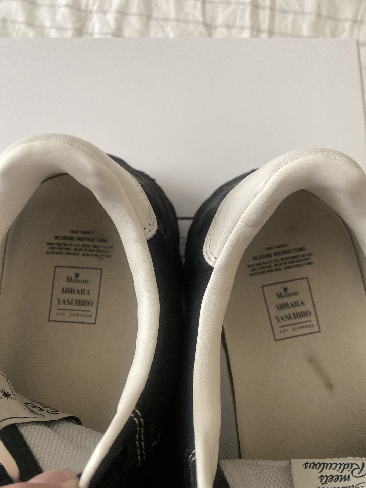 Maison MIHARA YASUHIRO MMY Wayne OG Sole Over-Dyed Canvas Low Top Sneaker Sz46 Size US 13 / EU 46 - 19 Thumbnail
