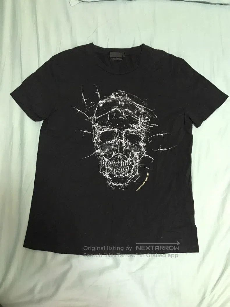 Alexander McQueen Alexander Mcqueen Skull print casual round-neck short slee Size US L / EU 52-54 / 3 - 1 Thumbnail