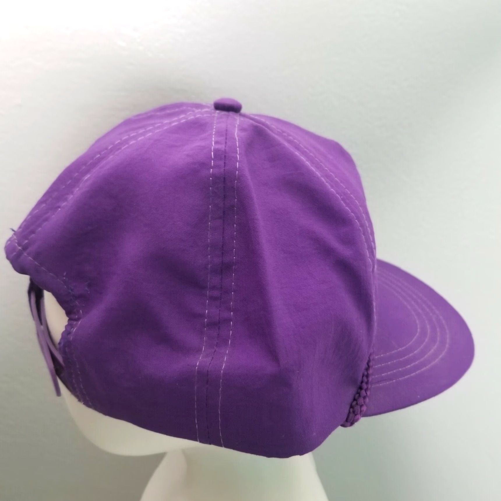 Vintage VINTAGE Vigoro Seeds Purple Trucker Cap Adjustable Snapback 1980s Mens Size ONE SIZE - 2 Thumbnail
