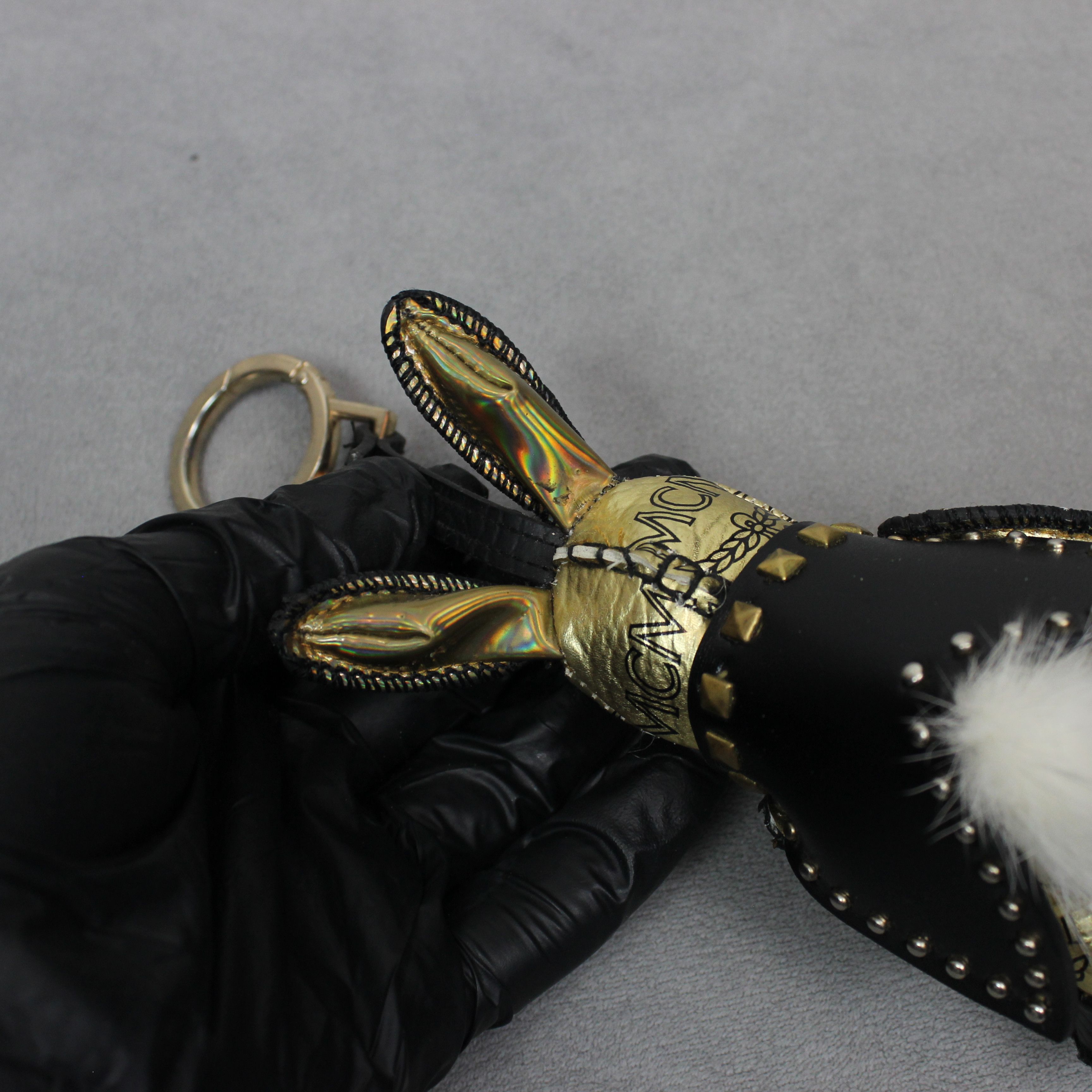 MCM MCM black gold rabbit toys leather monogram Size ONE SIZE - 6 Thumbnail