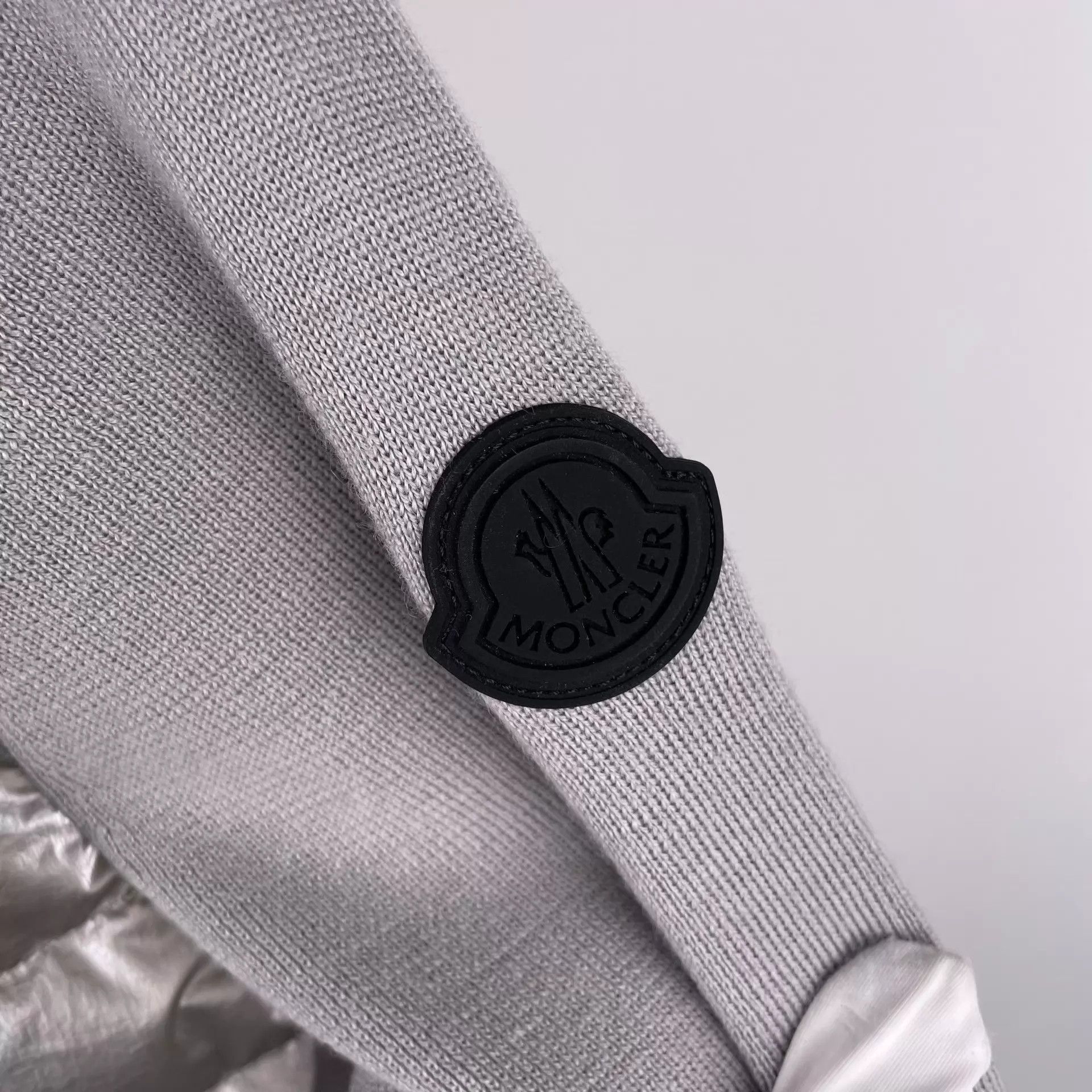 Moncler Moncler Silver Color Blocked Puffer Jacket Size XS / US 0-2 / IT 36-38 - 4 Thumbnail