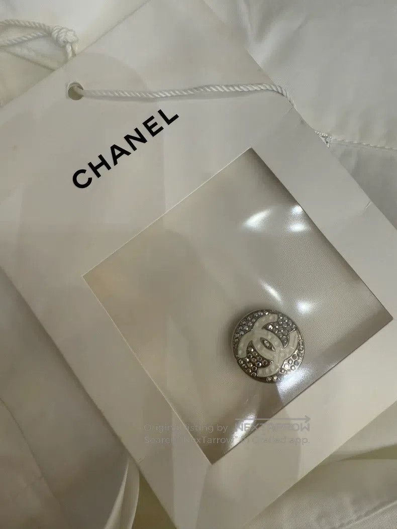 Chanel Chanel White long-sleeved shirt Size XXS / US 00 / IT 34 - 8 Thumbnail