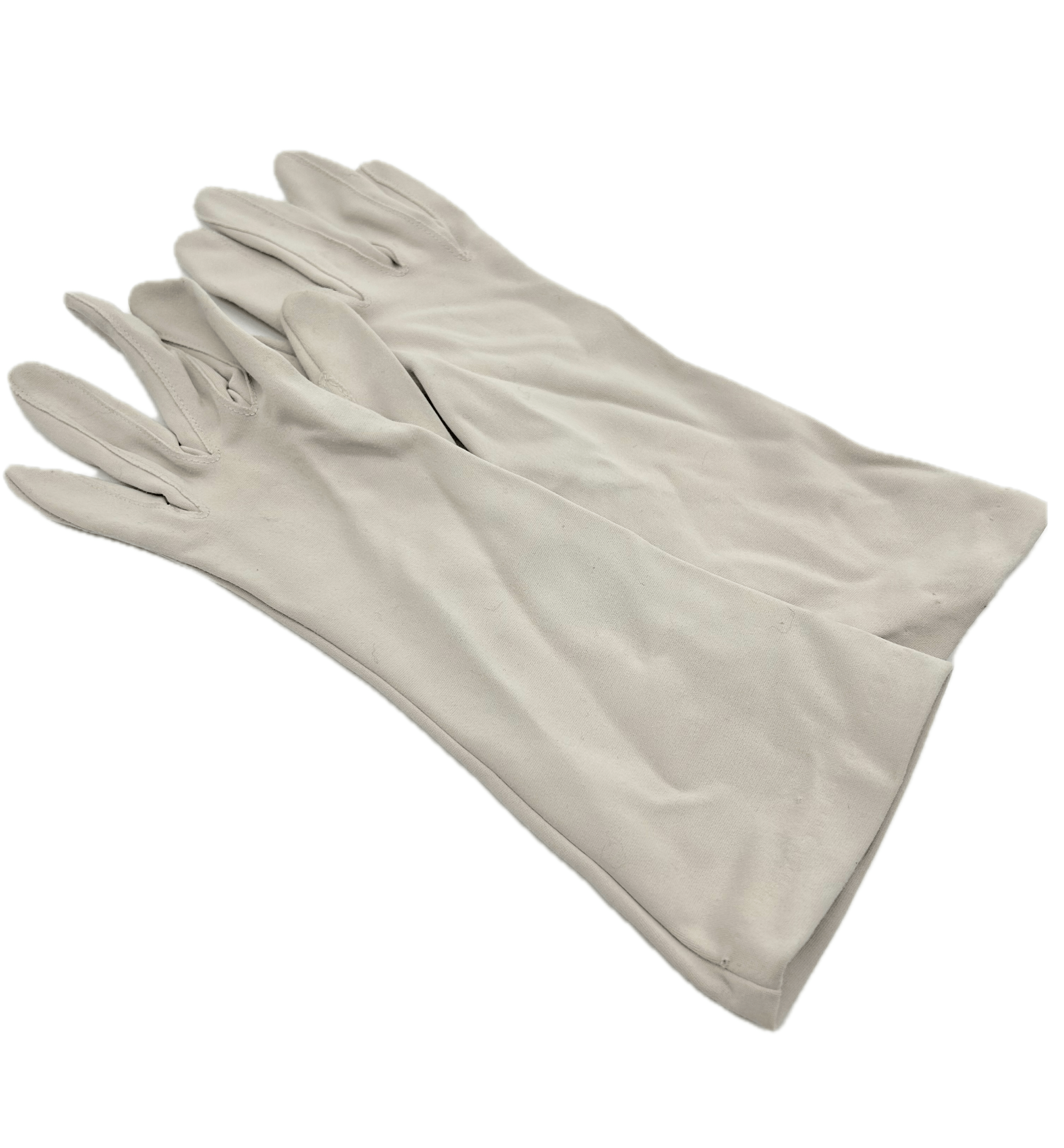 Vintage 1950's Pale Gray Gloves Size ONE SIZE - 2 Thumbnail