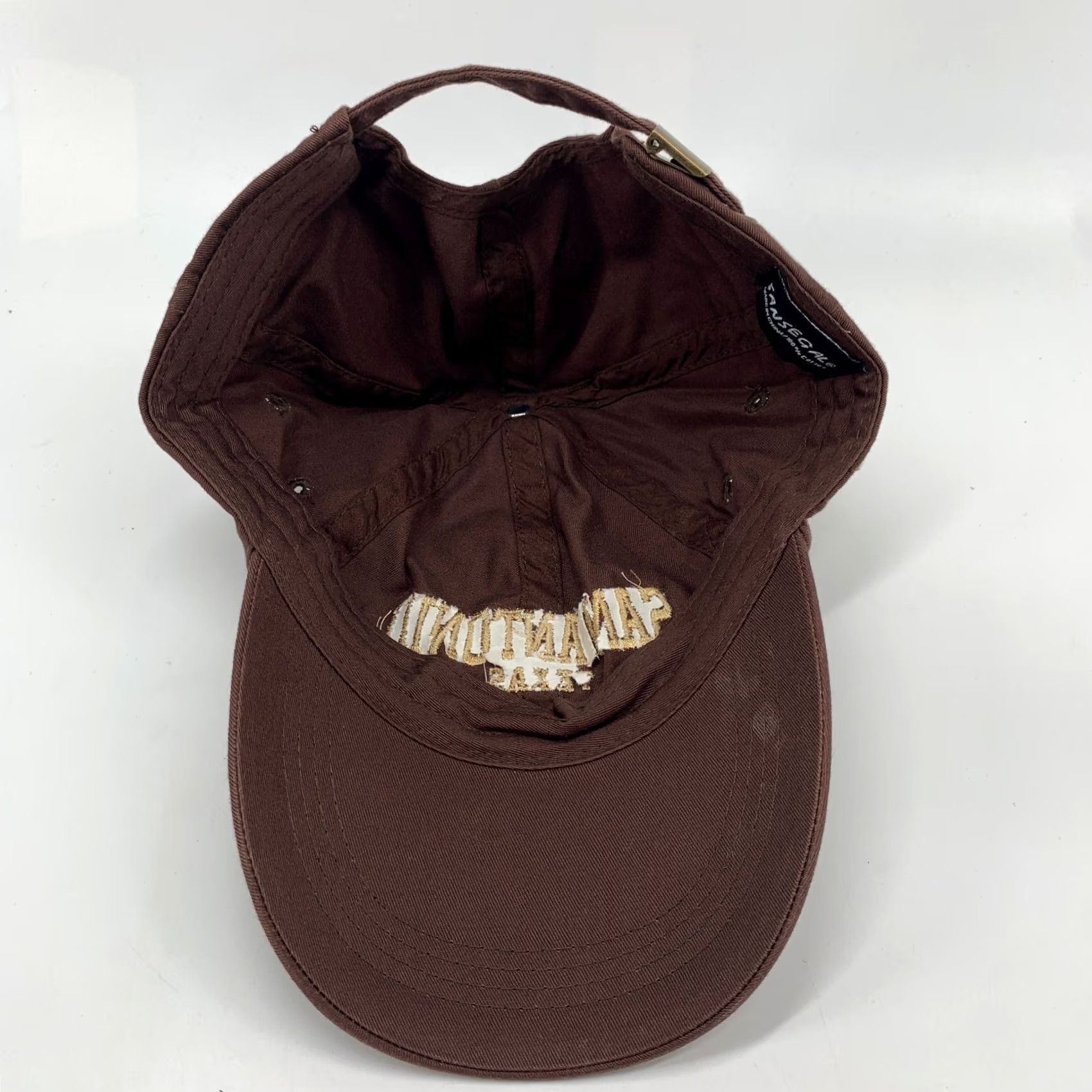 Vintage Sansegal Baseball Cap Brown One Size Men Adjustable Solid Cap Casual Outdoor Cotton San Antonio Texas Men’s Cap Size ONE SIZE - 4 Thumbnail
