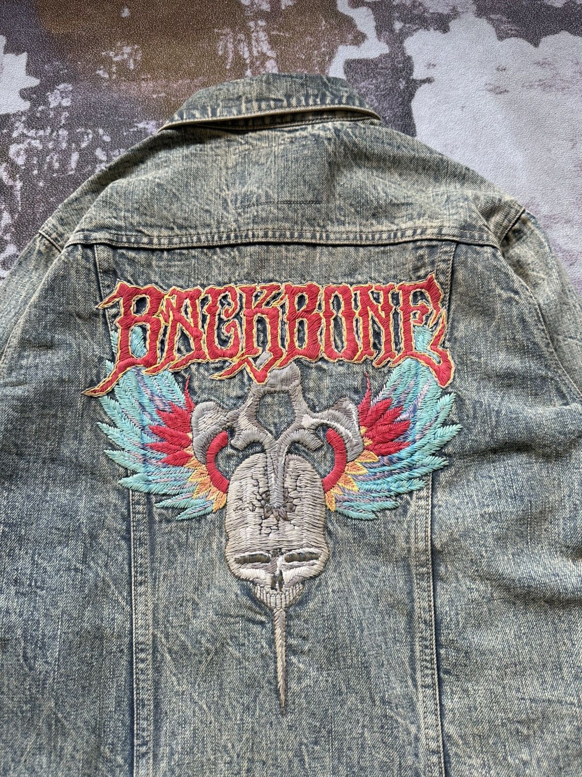 Backbone 2010S/S Backbone vintage mudwash trucker jacket Size US S / EU 44-46 / 1 - 6 Thumbnail