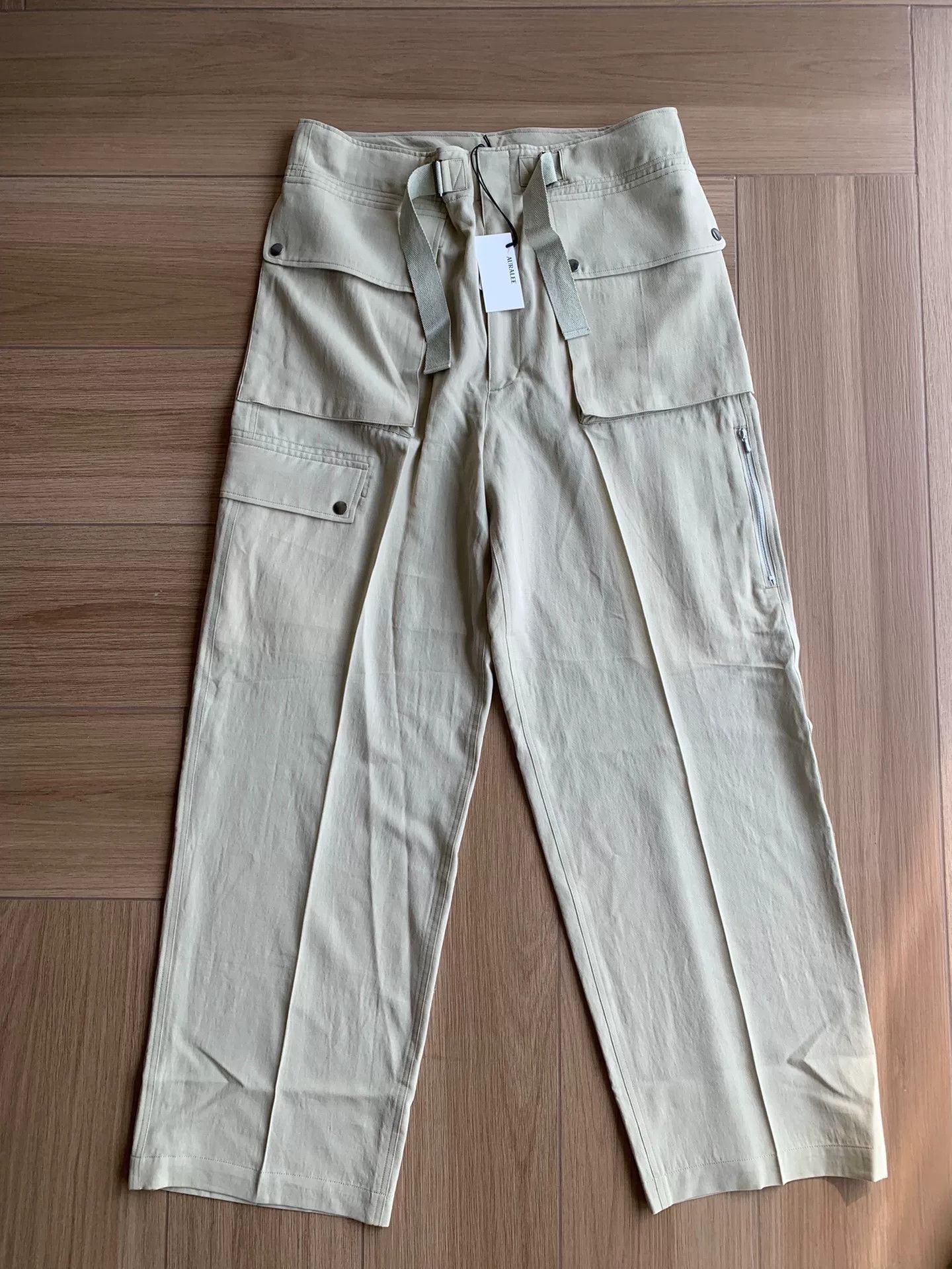 Auralee Auralee 20SS WOOL CUPRA LINEN SLACKS Size 4 | Grailed