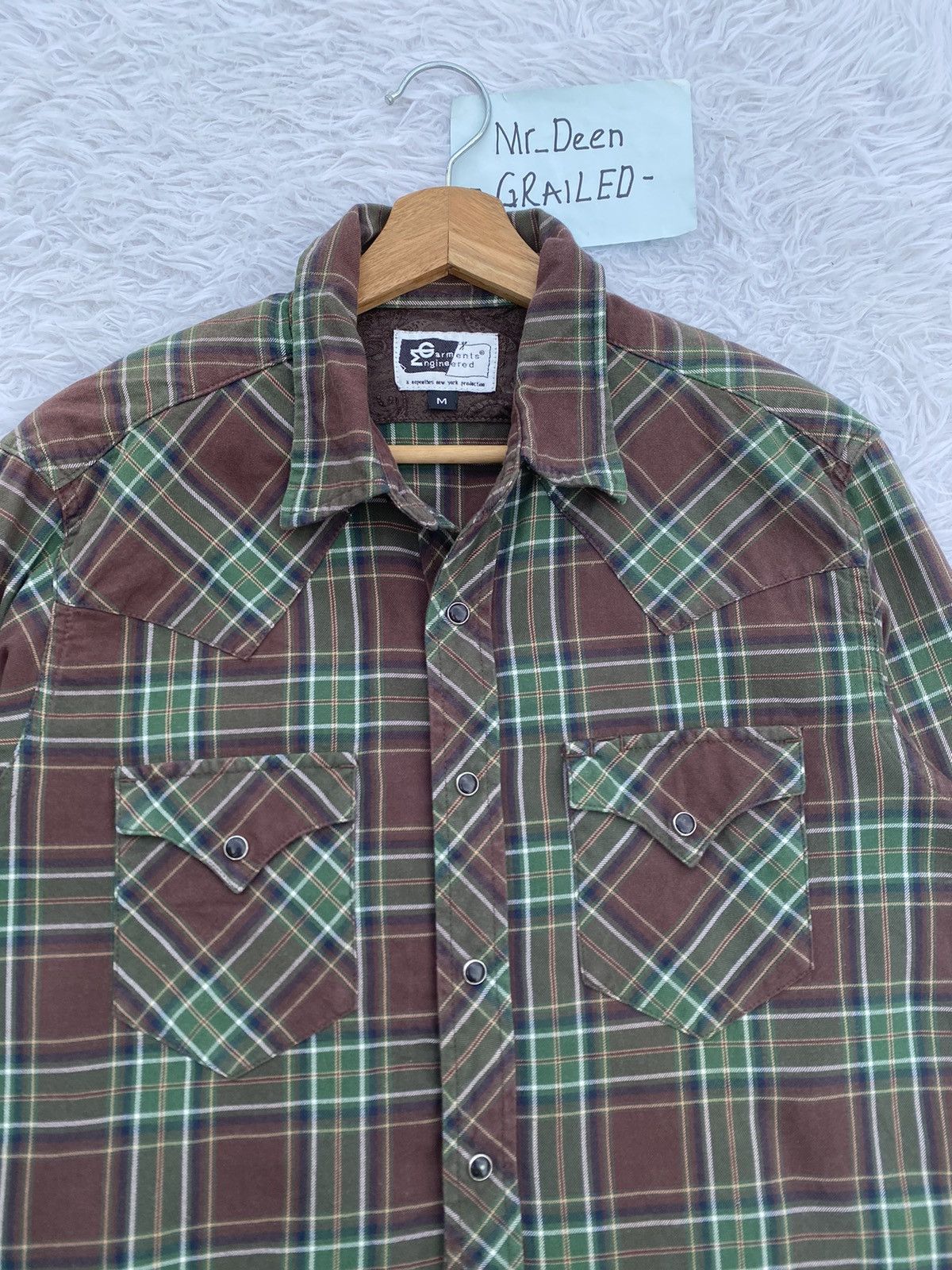 Engineered Garments Rare Engineered Garments Checkered Buttons Shirt Size US M / EU 48-50 / 2 - 8 Thumbnail