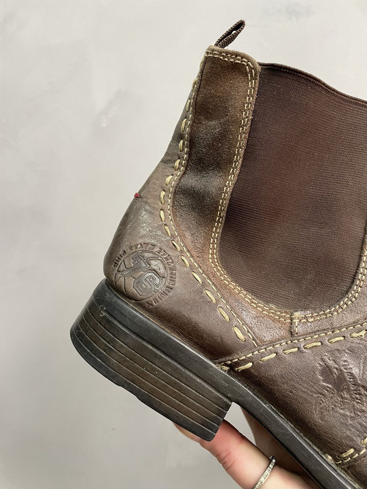 Undercover Rare brown leather platform boots hype brogue guidi style Size US 11 / EU 44 - 5 Thumbnail