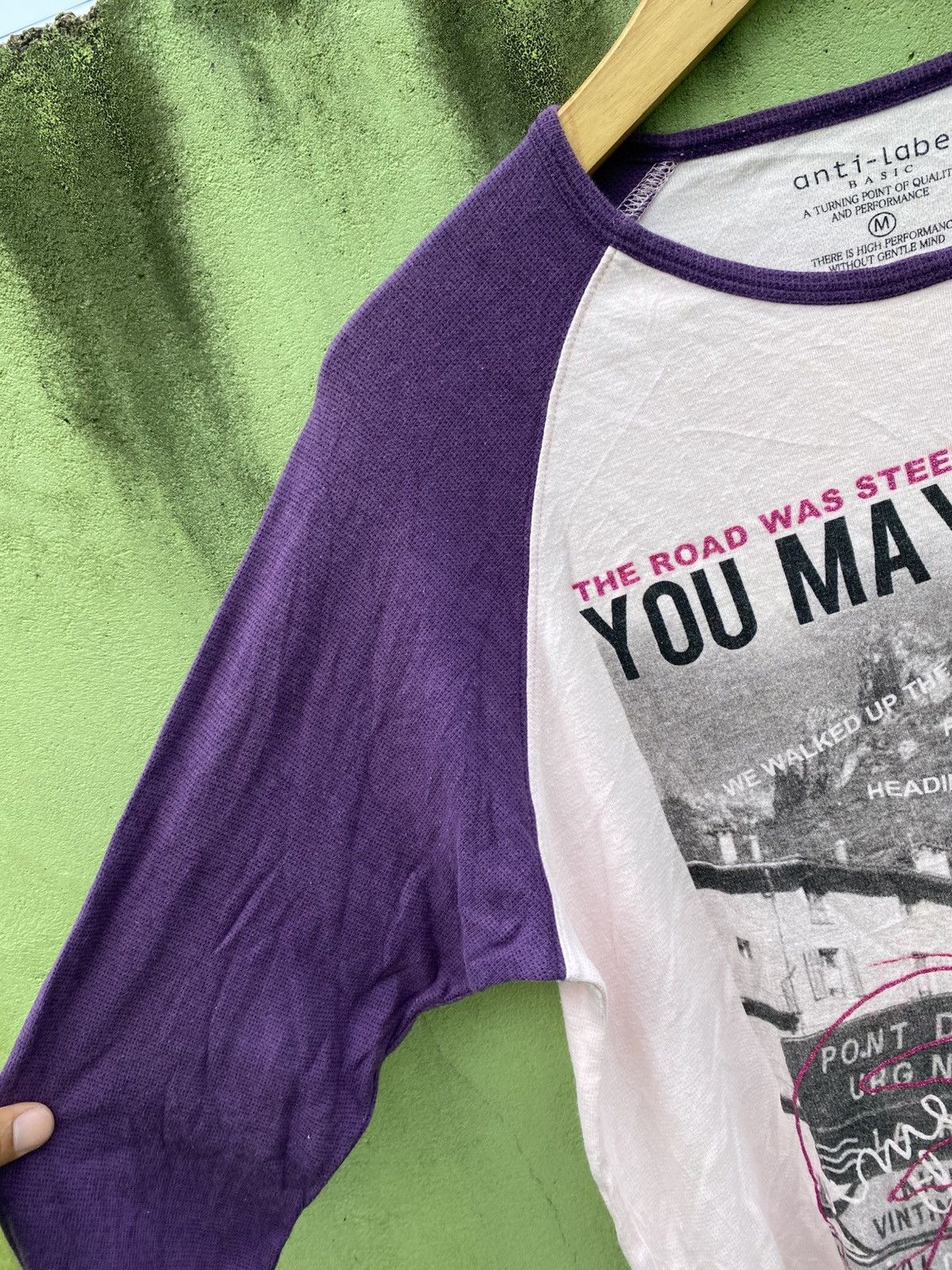 Japanese Brand Anti-Label Raglan Travel Graphic Longsleeve Vintage Style Size US M / EU 48-50 / 2 - 3 Thumbnail