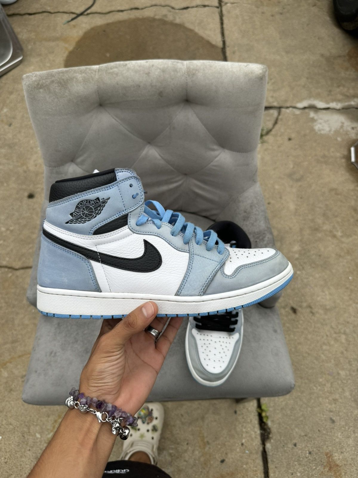 Jordan Brand Jordan 1 University blue Size US 12 / EU 45 - 4 Thumbnail