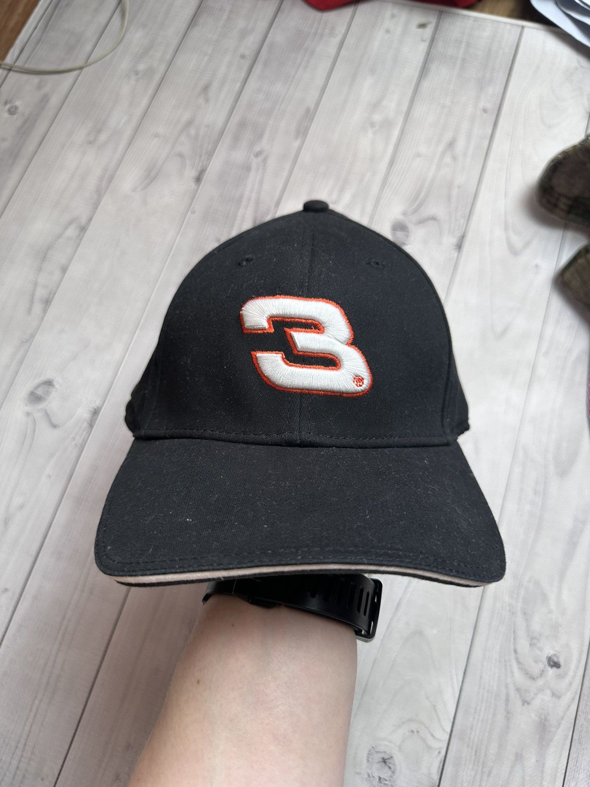 NASCAR Vintage nascar cap big logo 3 Racing black Size ONE SIZE - 1 Thumbnail