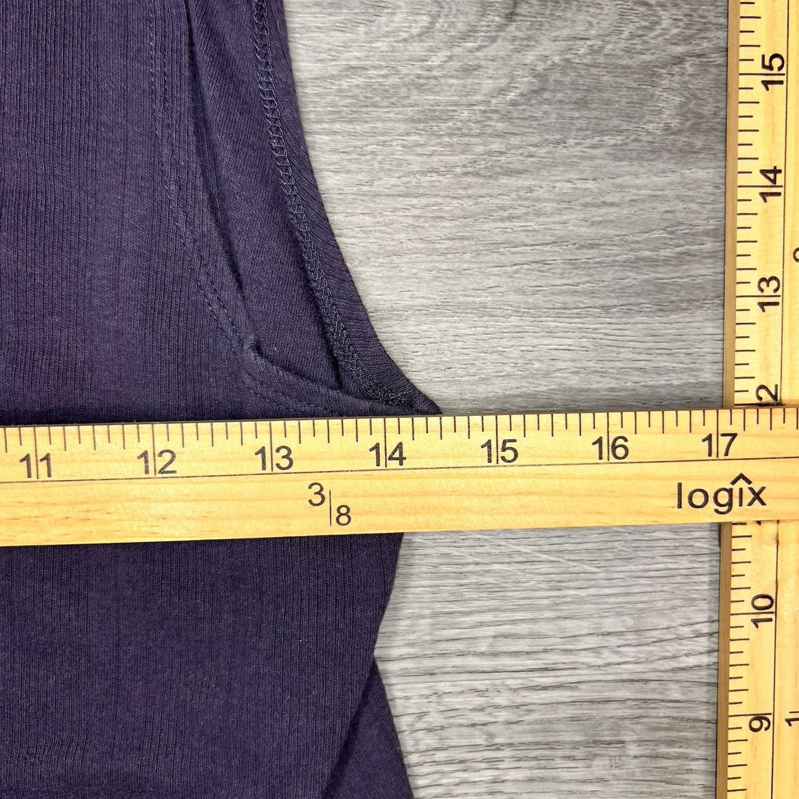 Reebok Reebok Purple Keyhole-Back Tank Top Yellow Trim – Size Large Size L / US 10 / IT 46 - 3 Thumbnail