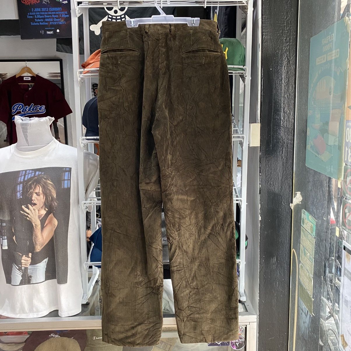 Fendi × Vintage VINTAGE RARE‼️Fendi Corduroy Pants Olive Green Size US 31 - 2 Thumbnail
