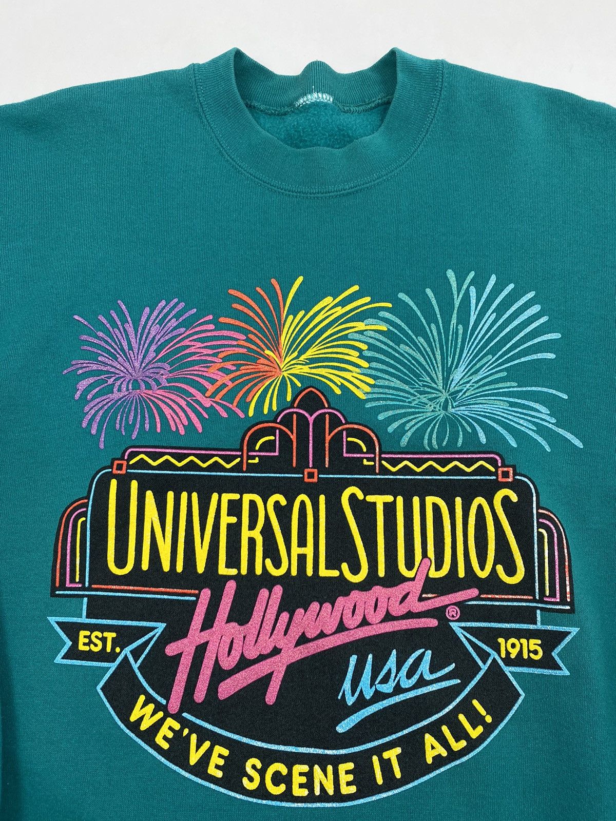Universal Studios 1990s Vintage Universal Studios Hollywood Graphic Sweatshirt Size US XL / EU 56 / 4 - 2 Thumbnail