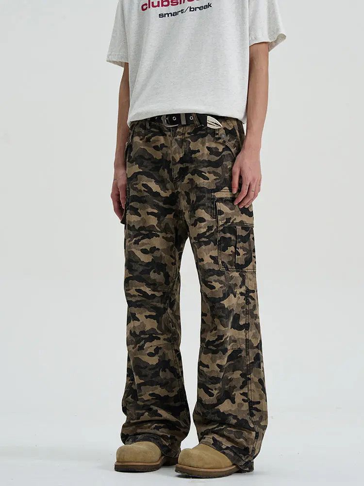Camo Stacked Pants