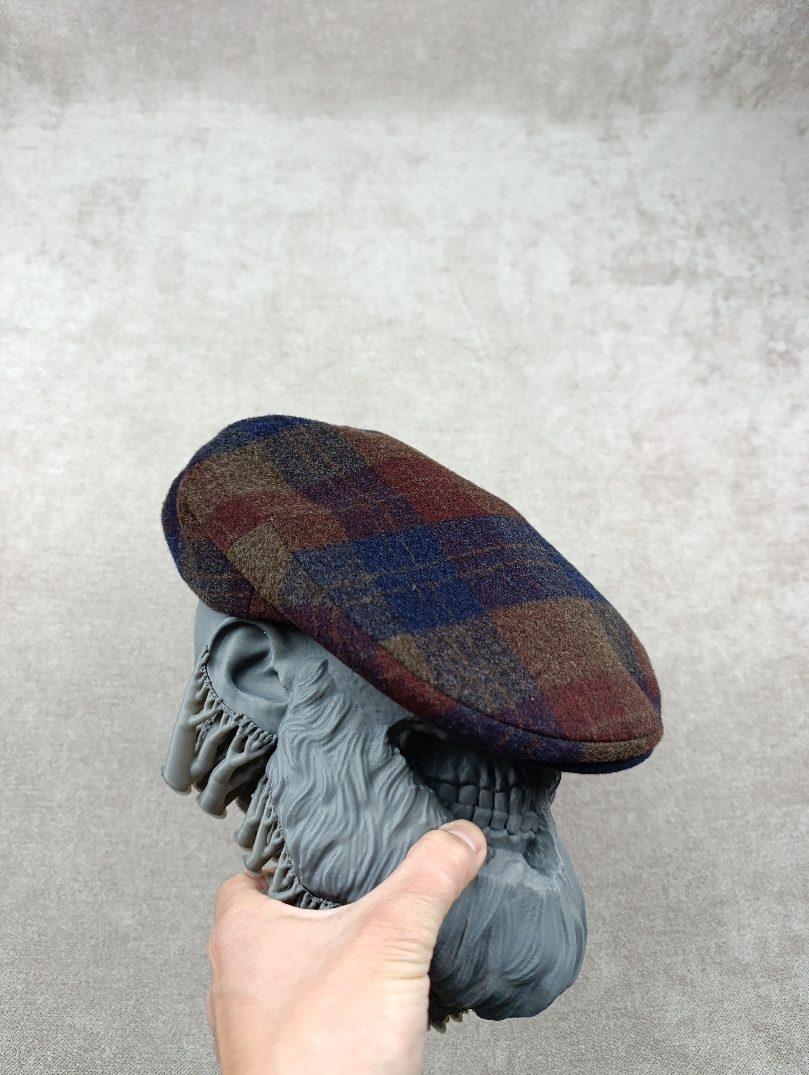 Vintage Vintage Doria Barbisio Wool Alpaca Flat Cap Newsboy Hat Size ONE SIZE - 4 Thumbnail