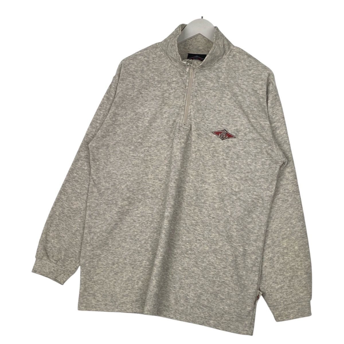 Designer × Vintage Vintage Bear Quarter Zip Small Logo Embroidered Sweatshirt Size US L / EU 52-54 / 3 - 2 Thumbnail