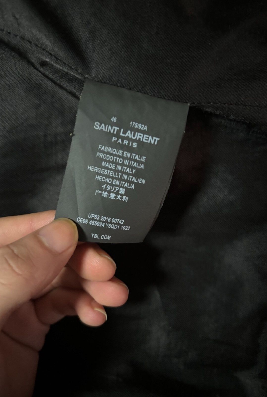 Saint Laurent Paris Saint Laurent SLP 2016FW Fringed Distressed Leather Jacket Size US S / EU 44-46 / 1 - 8 Thumbnail