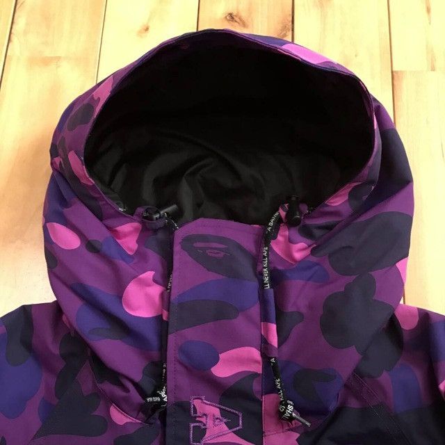 Bape Purple camo BAPE hoodie snowboard jacket a bathing ape Size US S / EU 44-46 / 1 - 4 Thumbnail