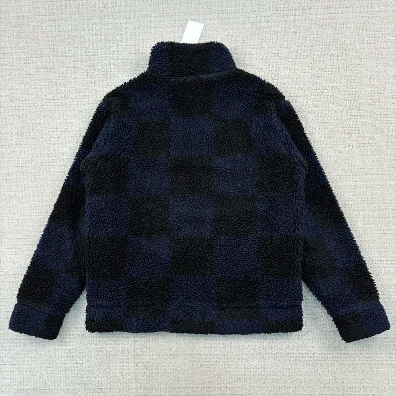Louis Vuitton Louis Vuitton SS22 Checker Lambswool Zip Collar Jacket Size US XL / EU 56 / 4 - 2 Thumbnail