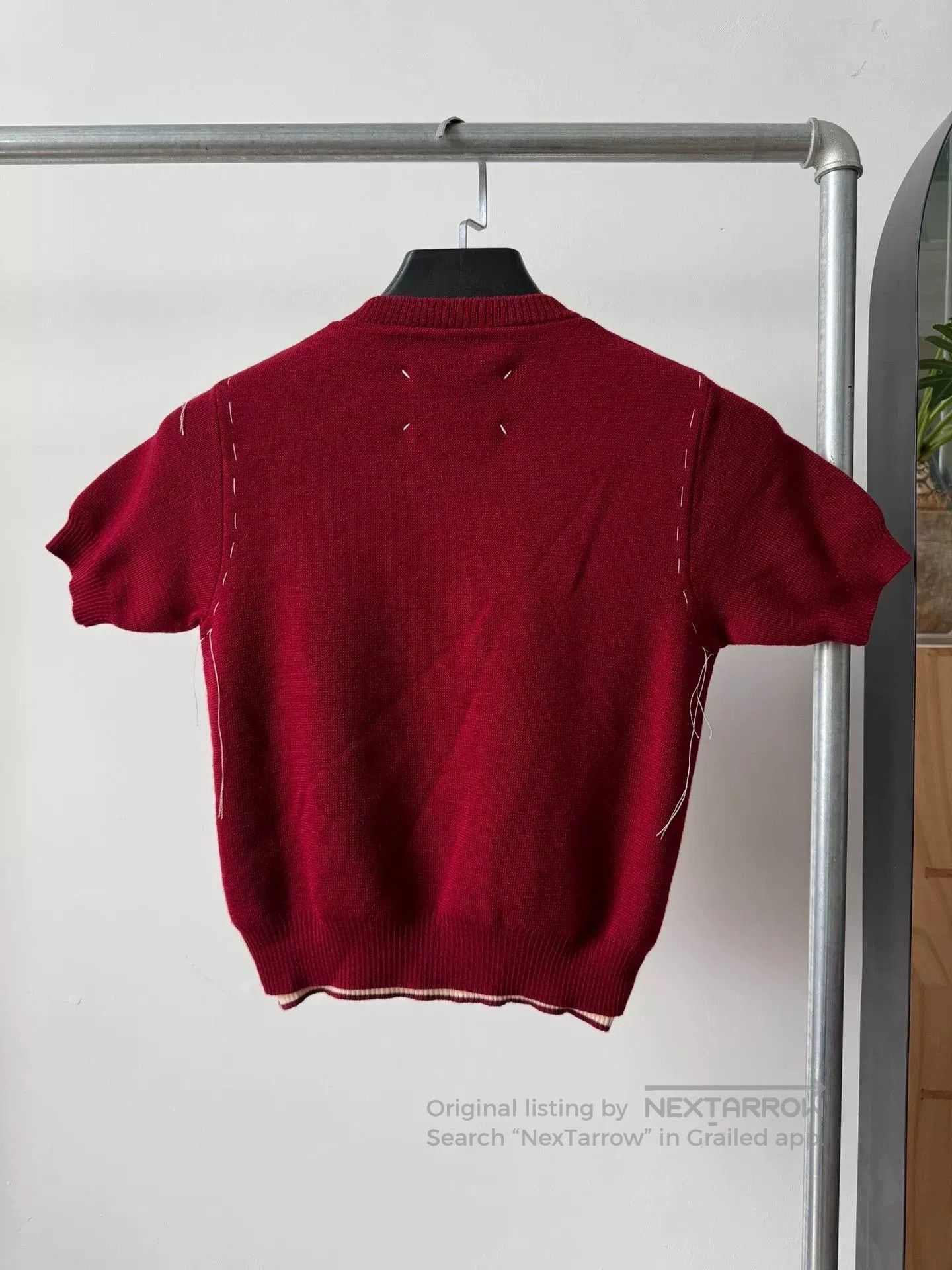 Maison Margiela Maison Margiela Knit Top with Unique Design. Size US XS / EU 42 / 0 - 2 Thumbnail