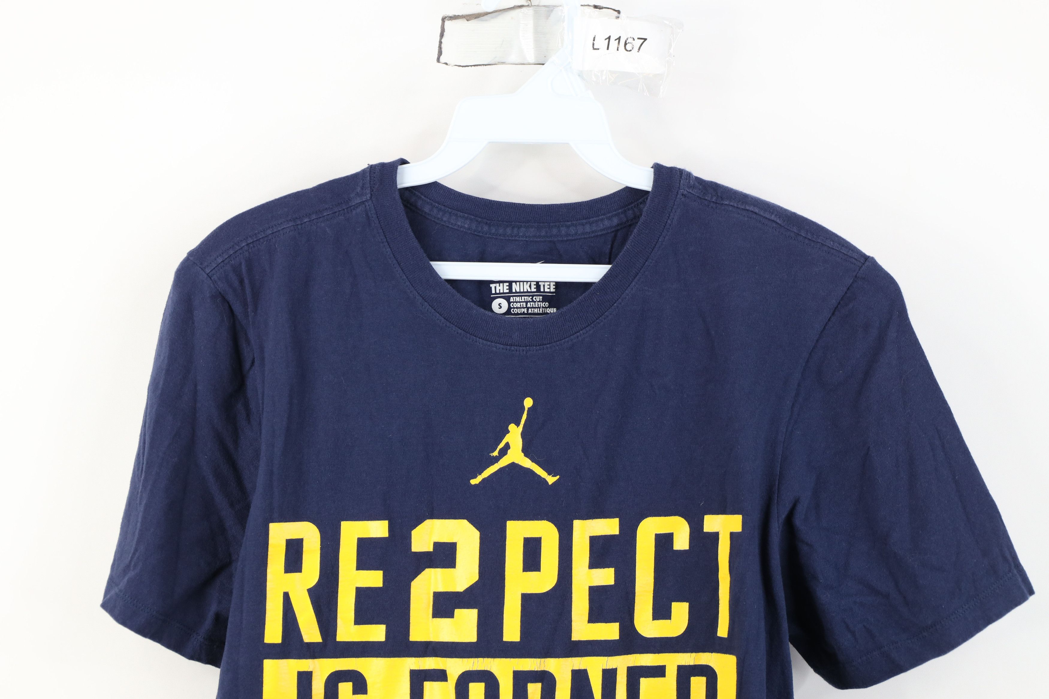 Nike Nike Air Jordan Respect Is University of Michigan T-Shirt Size US S / EU 44-46 / 1 - 2 Thumbnail