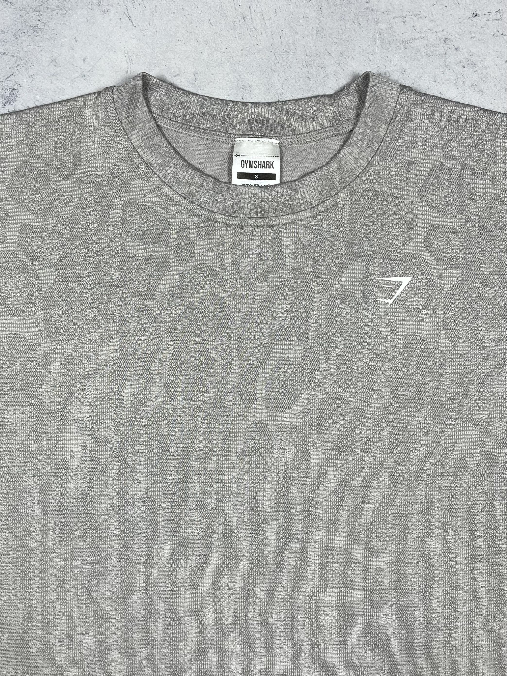 Gymshark Gymshark Snakeskin Pattern Textured T Shirt Size US S / EU 44-46 / 1 - 7 Thumbnail