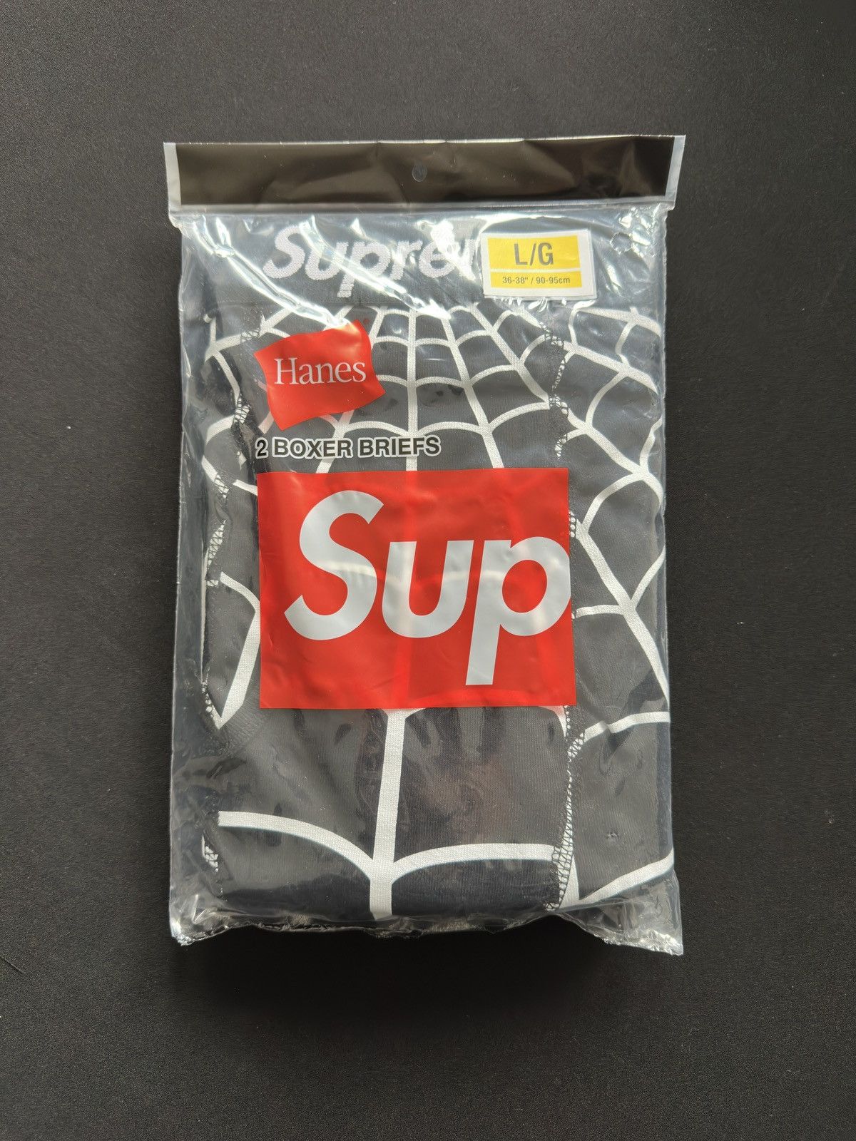 Hanes × Supreme Supreme x Spiderman x Hanes Boxers Black Size 34 - 1 Thumbnail