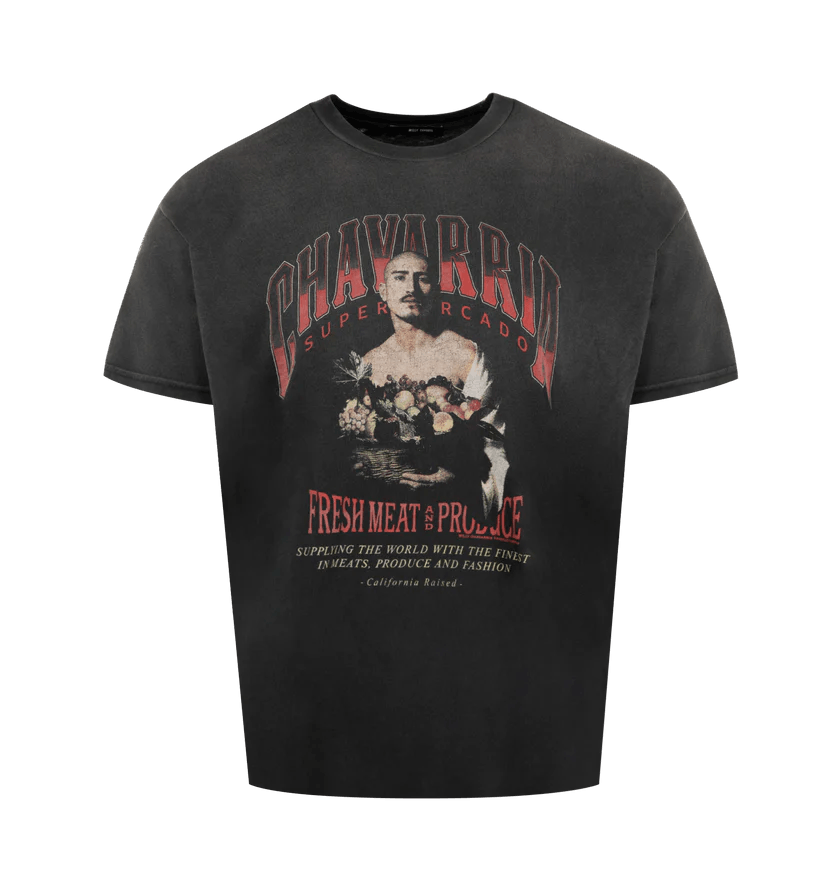 o1h1sh11225 San Chachi Produce Easy Tee in Black