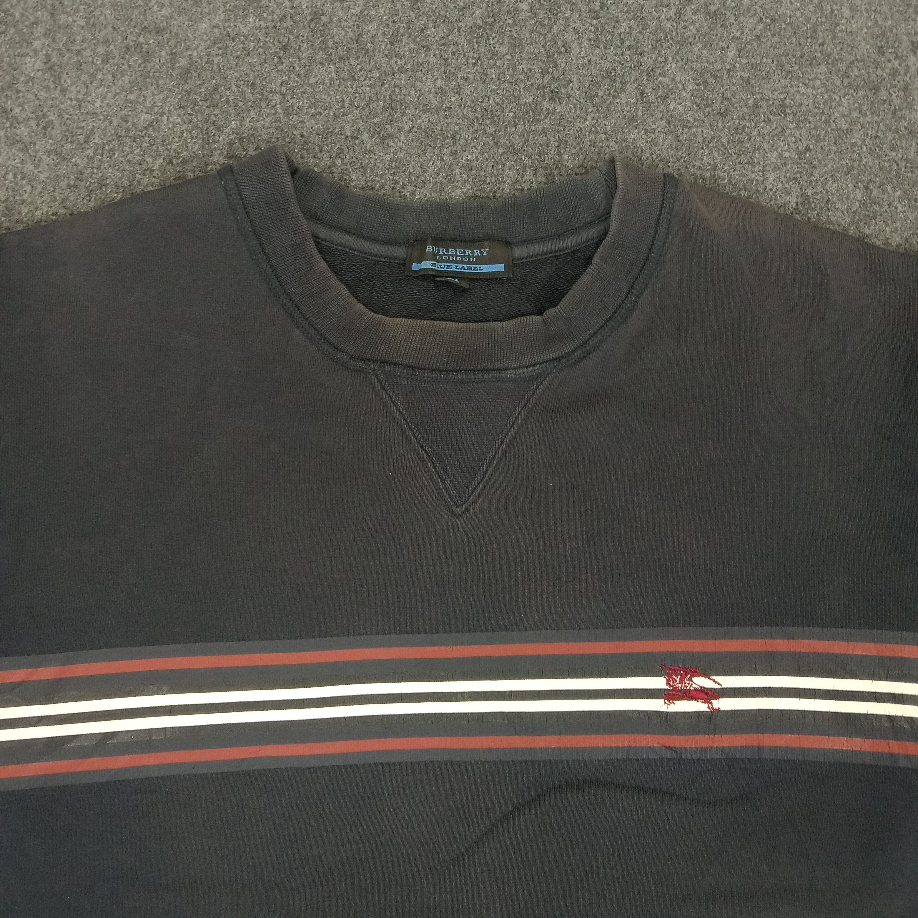 Burberry × Vintage Burberry London Blue Label Small Logo Sweatshirt Size US M / EU 48-50 / 2 - 2 Thumbnail