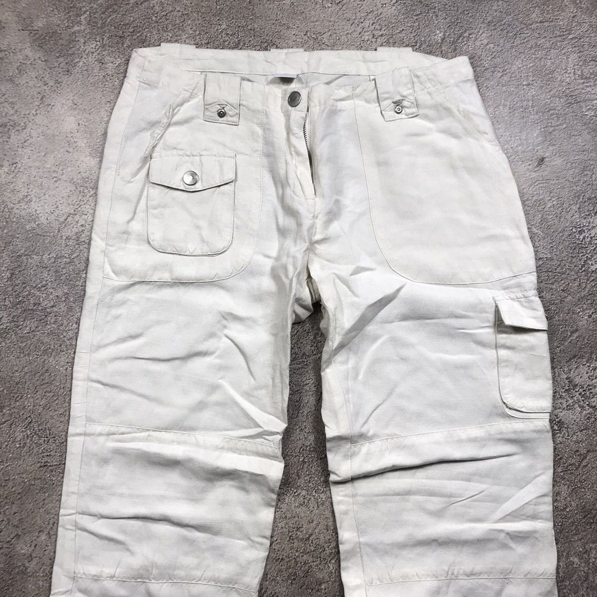 Vintage Vintage Y2K Baggy Cargo Pants Distressed Streetwear Logo 30 Size 30" / US 8 / IT 44 - 4 Thumbnail