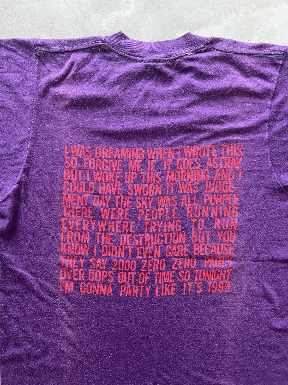Band Tees Original Prince 1999 Concert T-shirt from 1982 Size US M / EU 48-50 / 2 - 7 Thumbnail