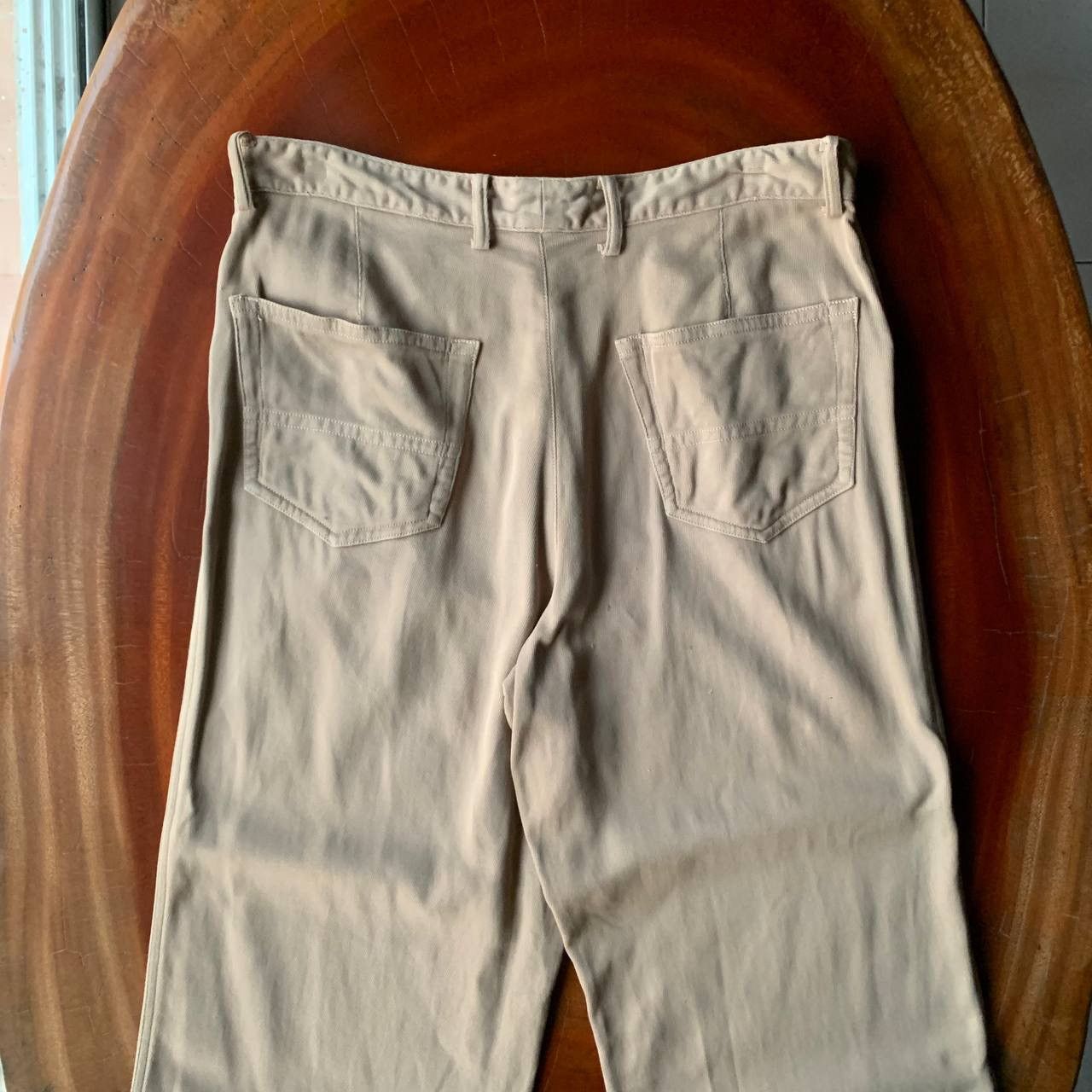 Issey Miyake Vintage 90’s Issey Miyake Men Japan Cream Casual Pant Size US 34 / EU 50 - 4 Thumbnail