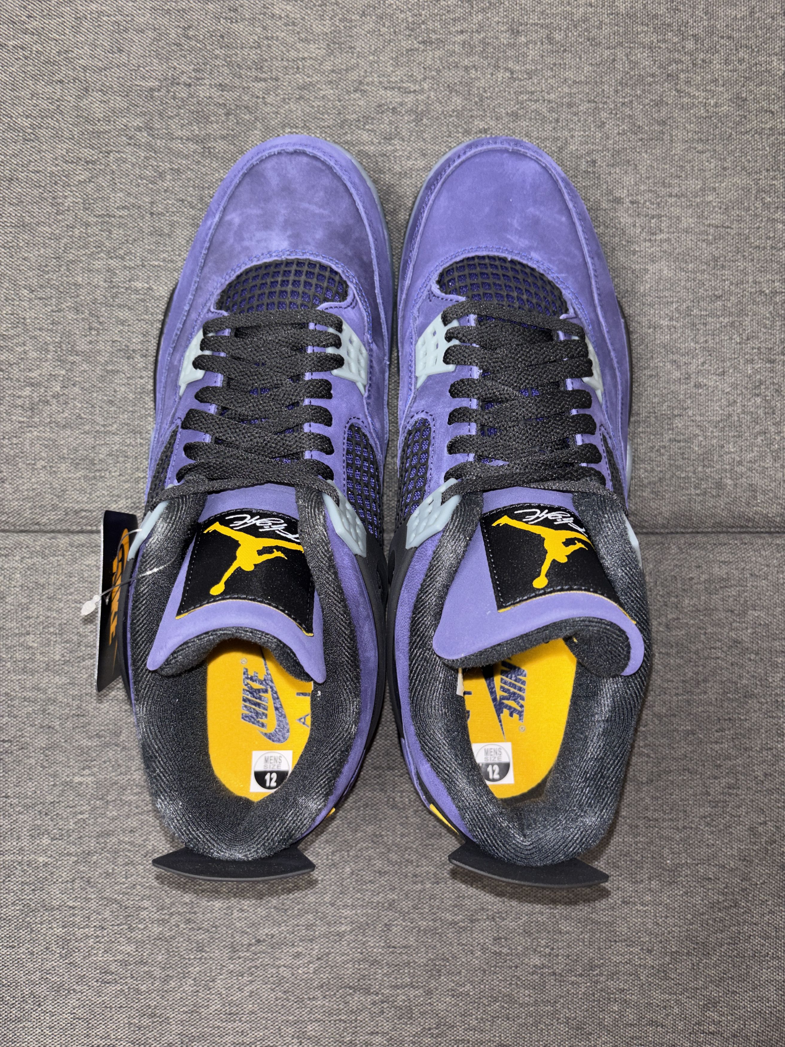 Nike Nike Air Jordan 4 Retro Lakers (2026) Size 12 FV5029-500 Size US 12 / EU 45 - 11 Thumbnail