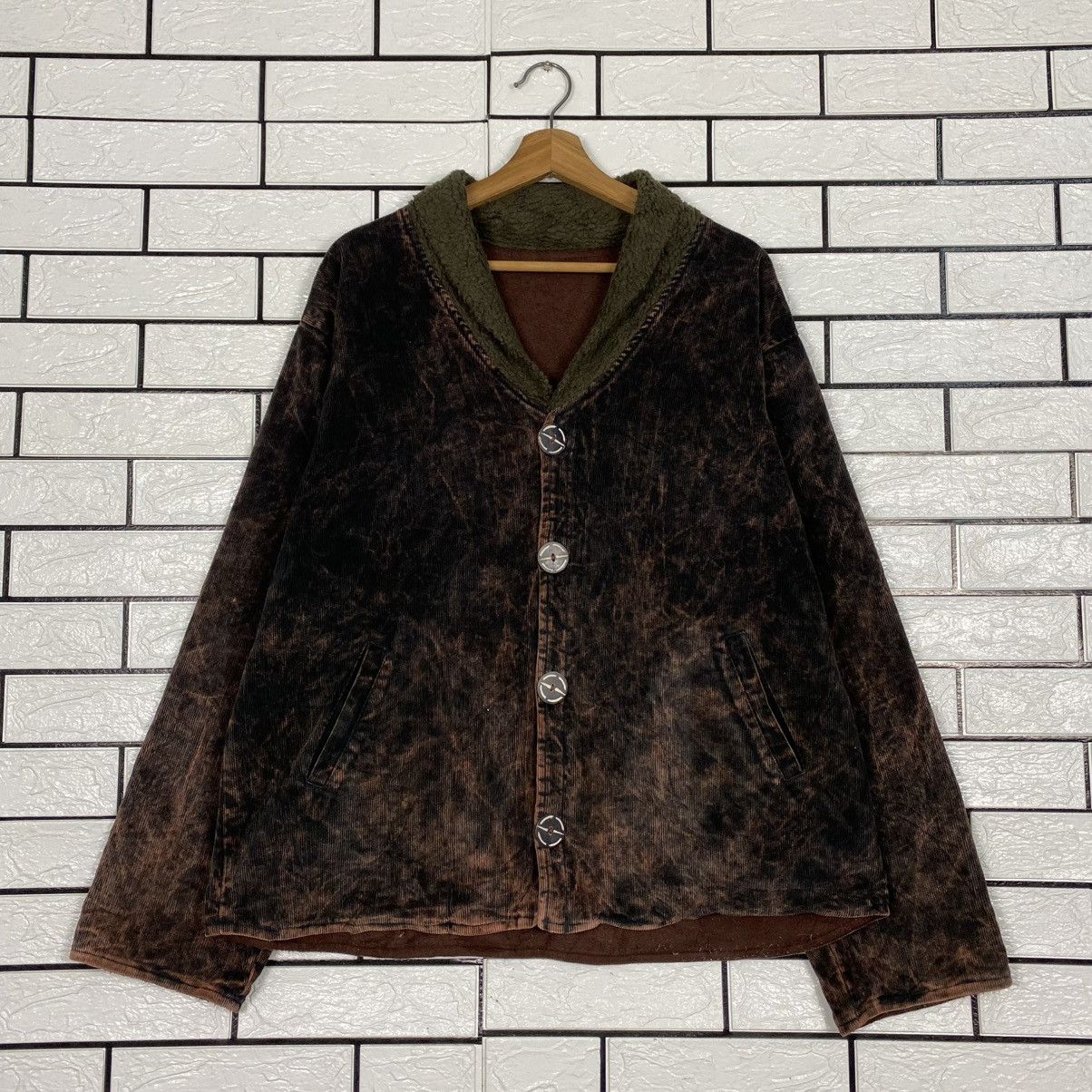 Japanese Brand 🔥VINTAGE BUTTON JACKET CHIMAYO NAVAJO DESIGN BACKHIT Size US M / EU 48-50 / 2 - 4 Thumbnail