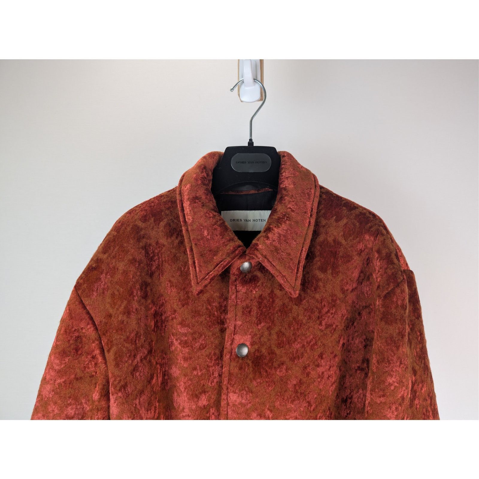 Dries Van Noten o1rshd1 Vorries M.W. Jacket in Rust Size US M / EU 48-50 / 2 - 2 Thumbnail