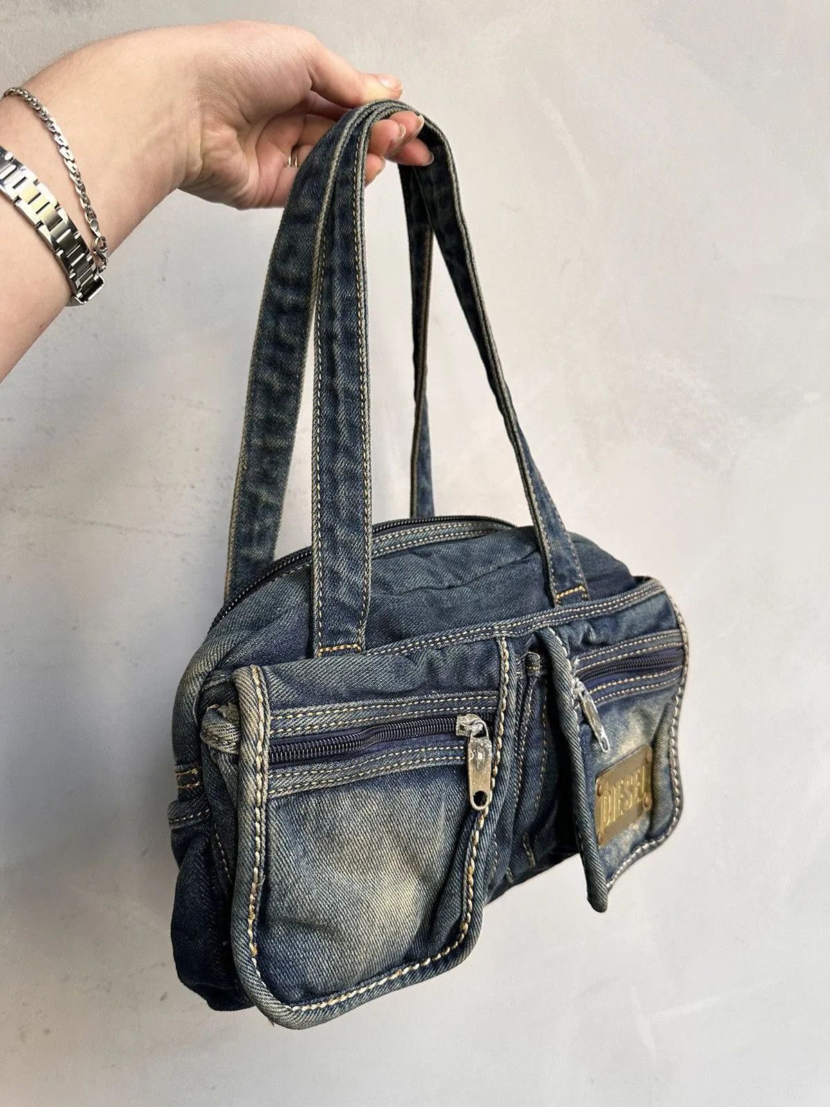 Dolce & Gabbana Blue Bag Denim Diesel Messenger Japan Avand Garde Style Size ONE SIZE - 2 Thumbnail