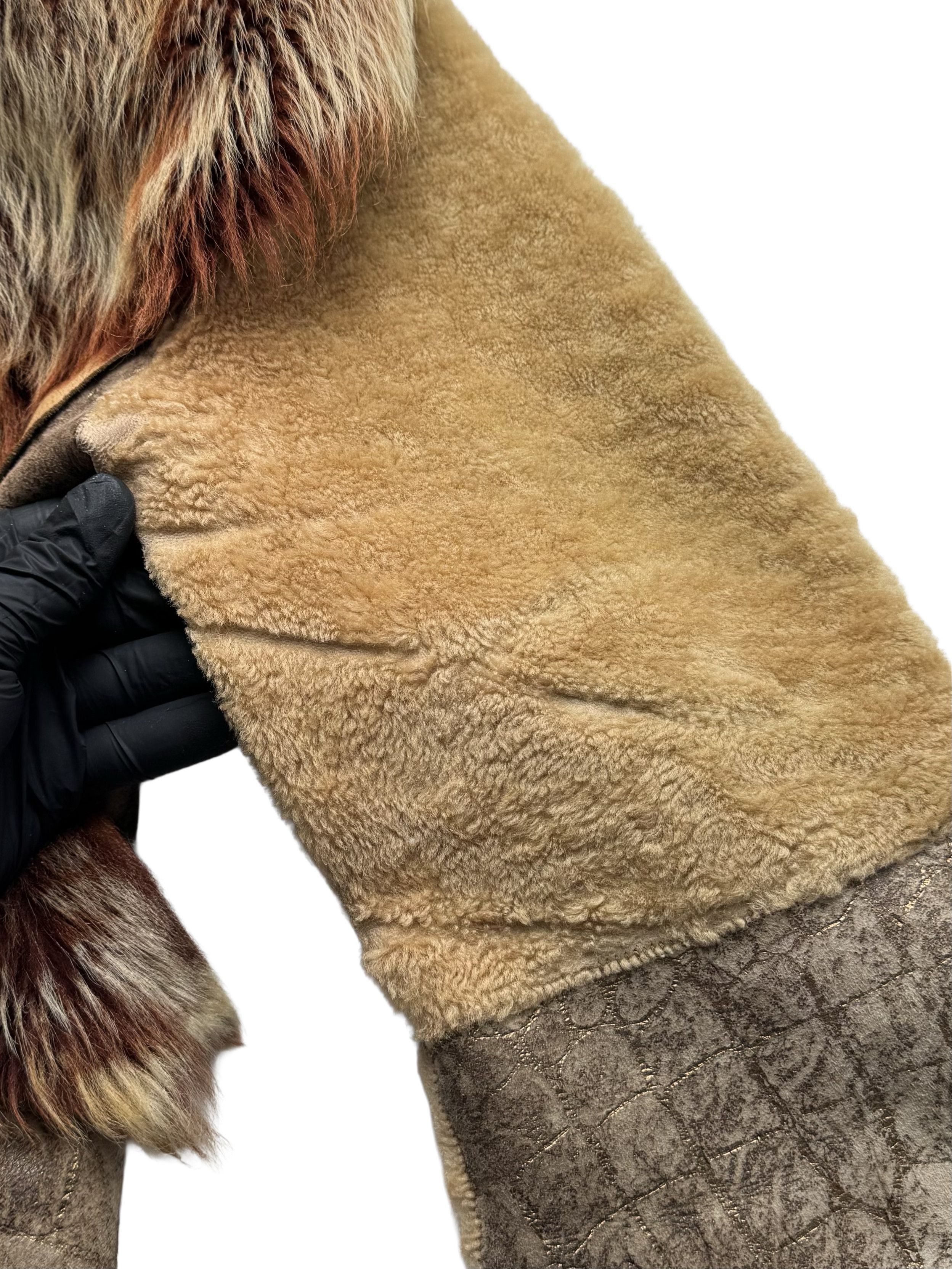 Vintage Vintage Real Sheepskin Coat Size L / US 10 / IT 46 - 12 Thumbnail