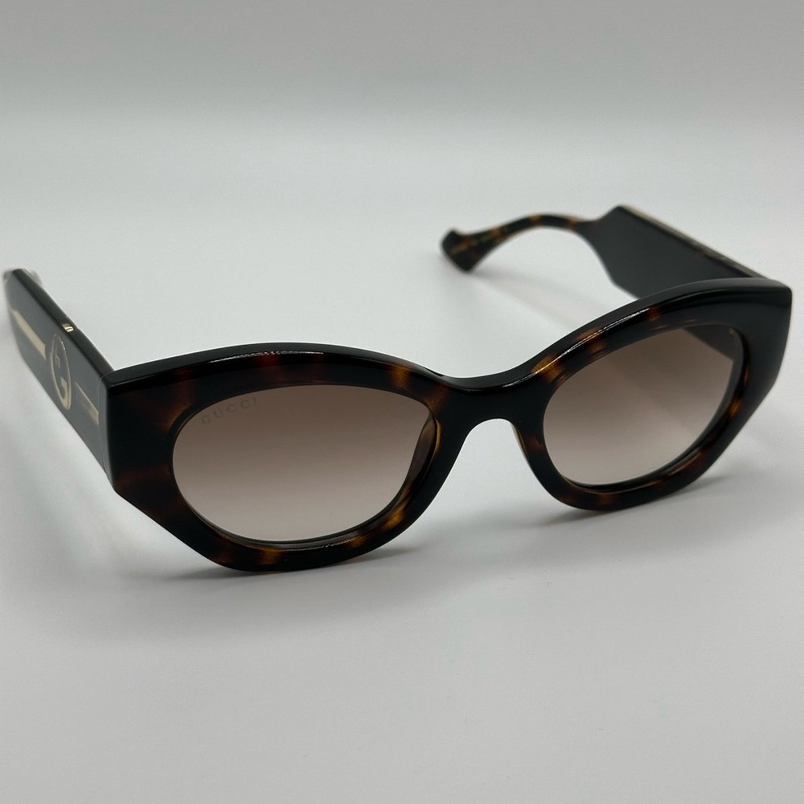 Gucci NEW Gucci Sunglasses GG1553S 002 Havana Crystal Brown Women Size ONE SIZE - 6 Thumbnail