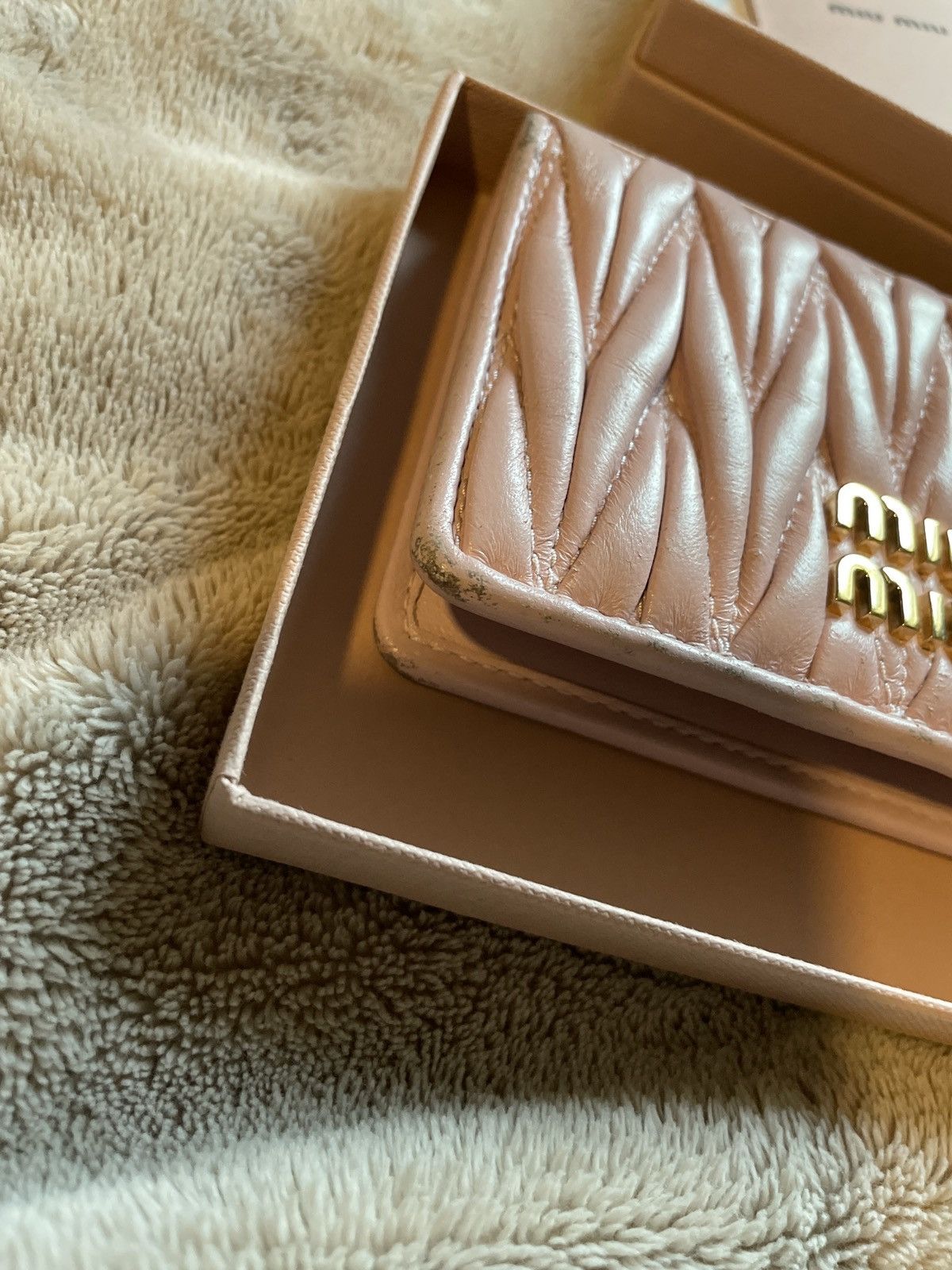 Miu Miu Miu miu nappa leather card holder Size ONE SIZE - 5 Thumbnail