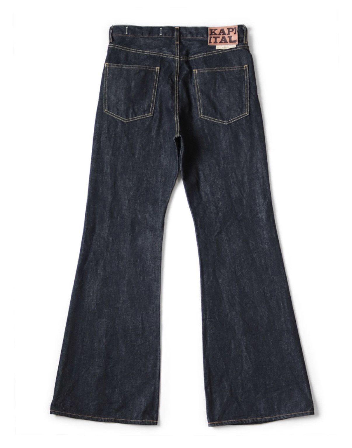 Kapital 32inch Kapital 14oz Denim 5P Okabellbo Fleur pants Size US 32 / EU 48 - 3 Thumbnail