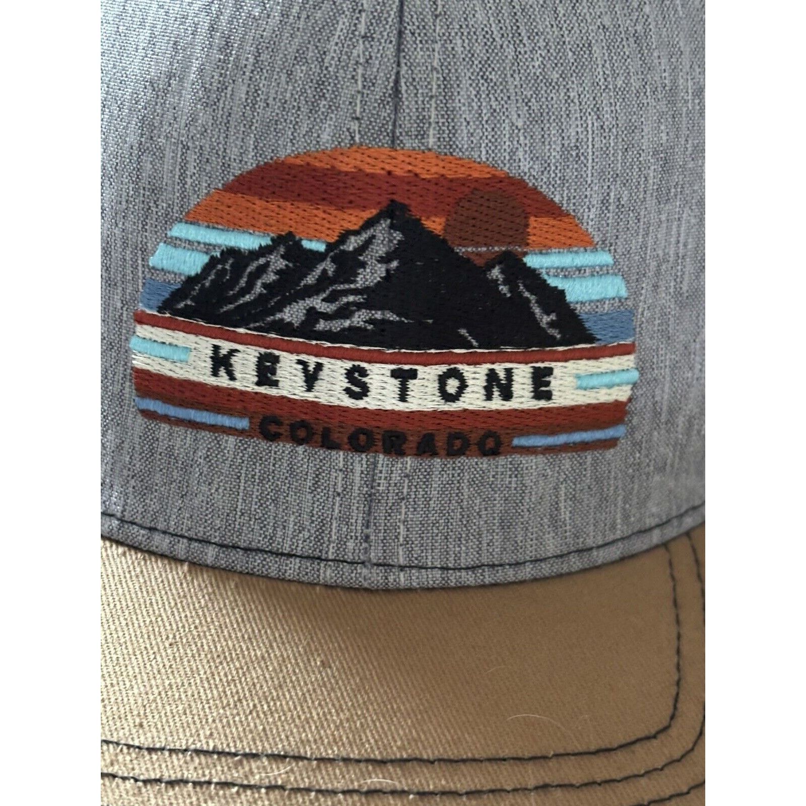 Other Keystone Hat Black Trucker One Size Snapback Colorado Cap Size ONE SIZE - 7 Thumbnail
