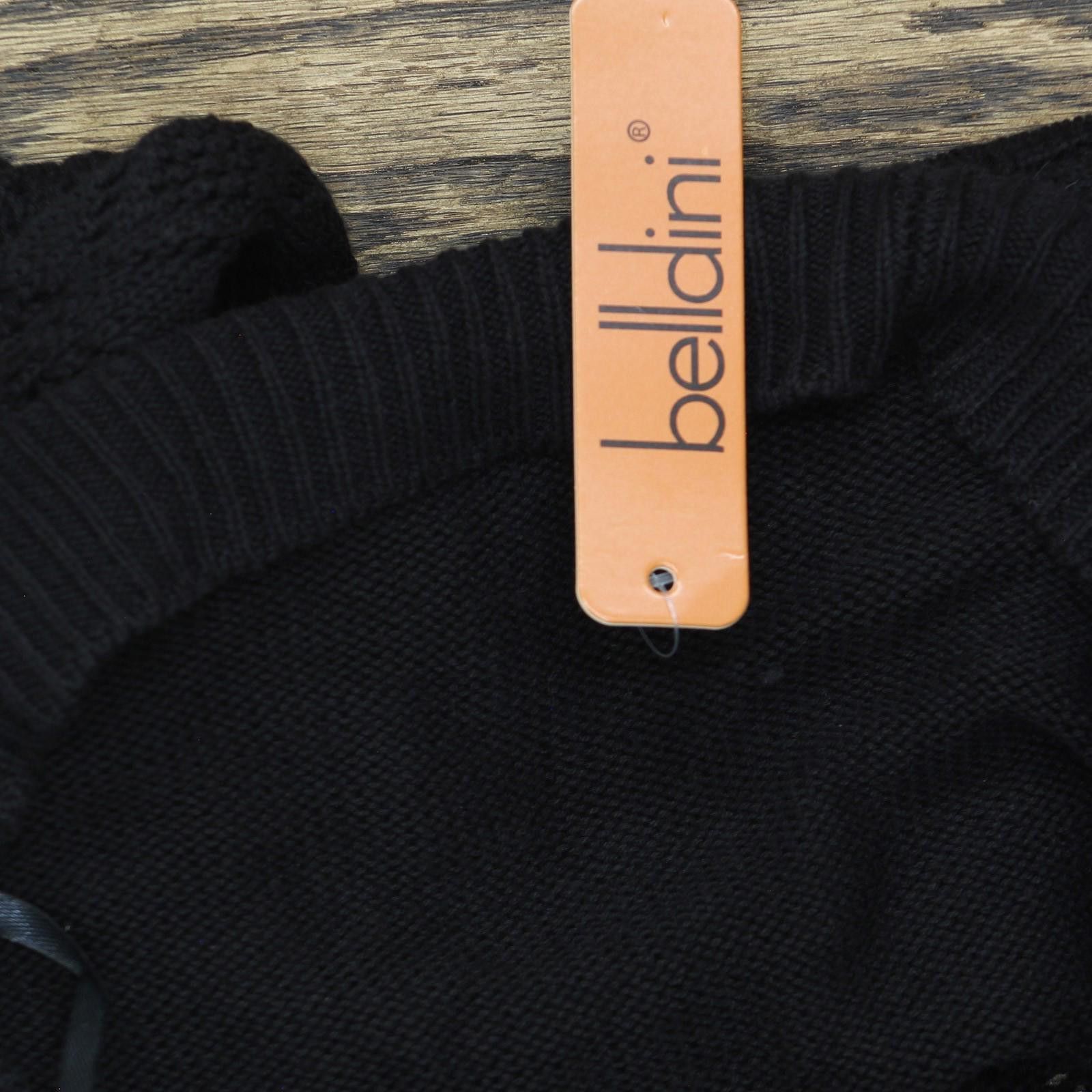 Baldinini Nwt Belldini Size Open Cardigan Sweater As230502x Black 2x Size XXL / US 16-18 / IT 52-54 - 3 Thumbnail