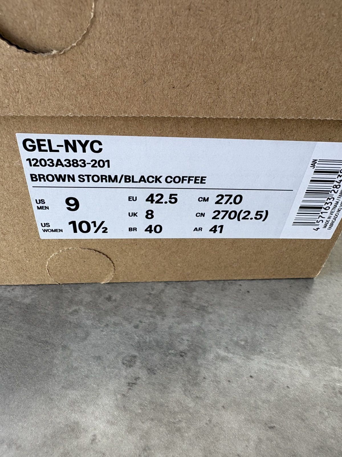 Asics Asics Gel-NYC Brown Storm Size US 9 / EU 42 - 11 Thumbnail