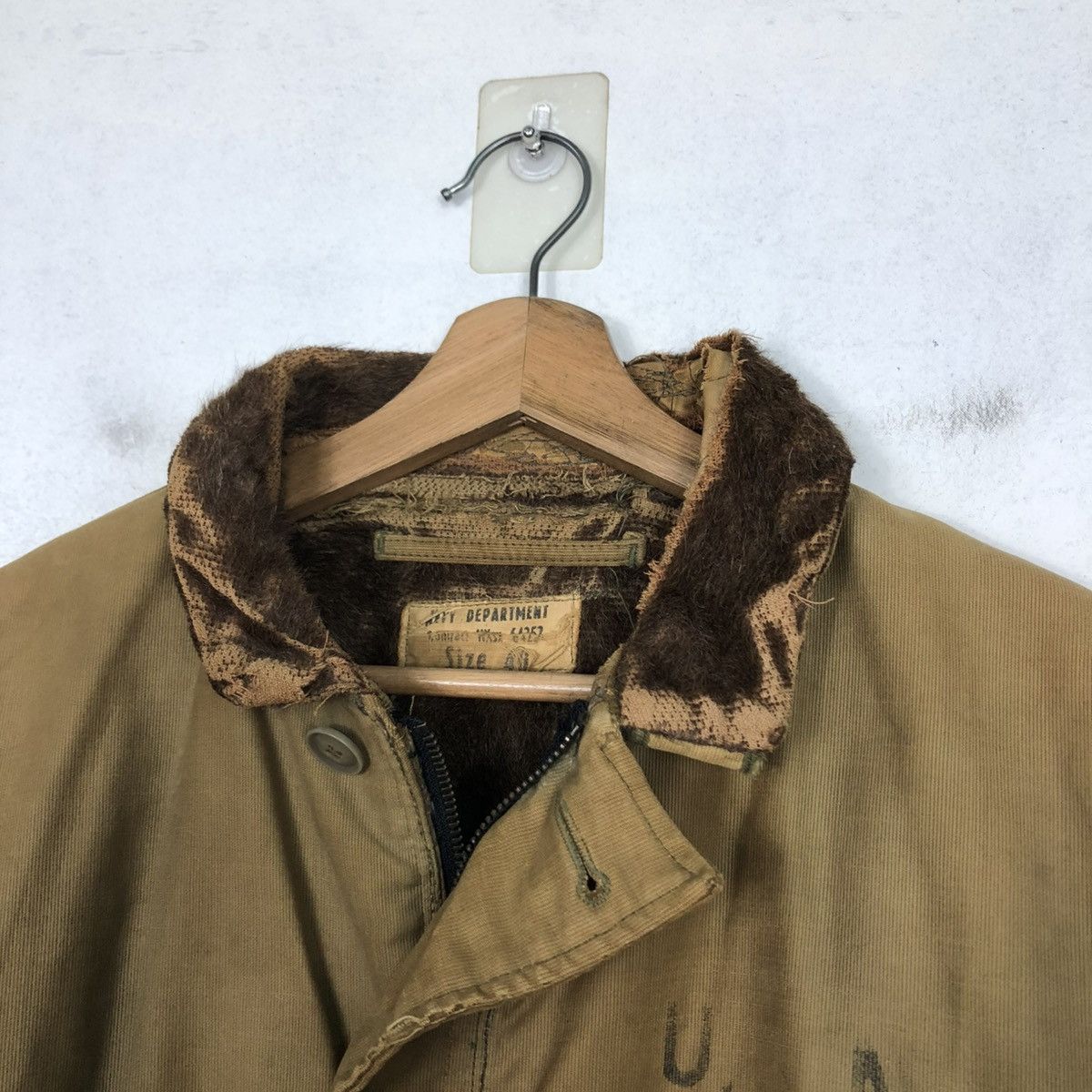 Vintage 🔥TRUE VINTAGE 40’s DECK JACKET NAVY DEPARTMENT USN JACKET Size US M / EU 48-50 / 2 - 22 Thumbnail