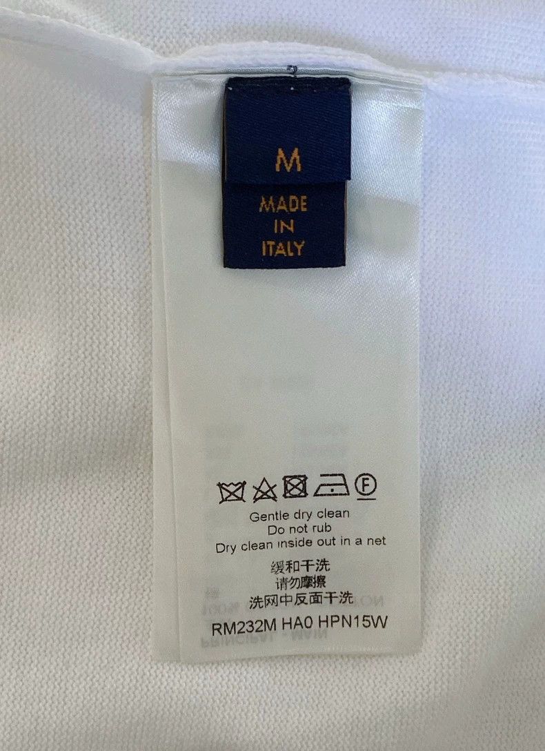 Louis Vuitton Louis Vuitton Monogrammed white short sleeve Size US M / EU 48-50 / 2 - 6 Thumbnail