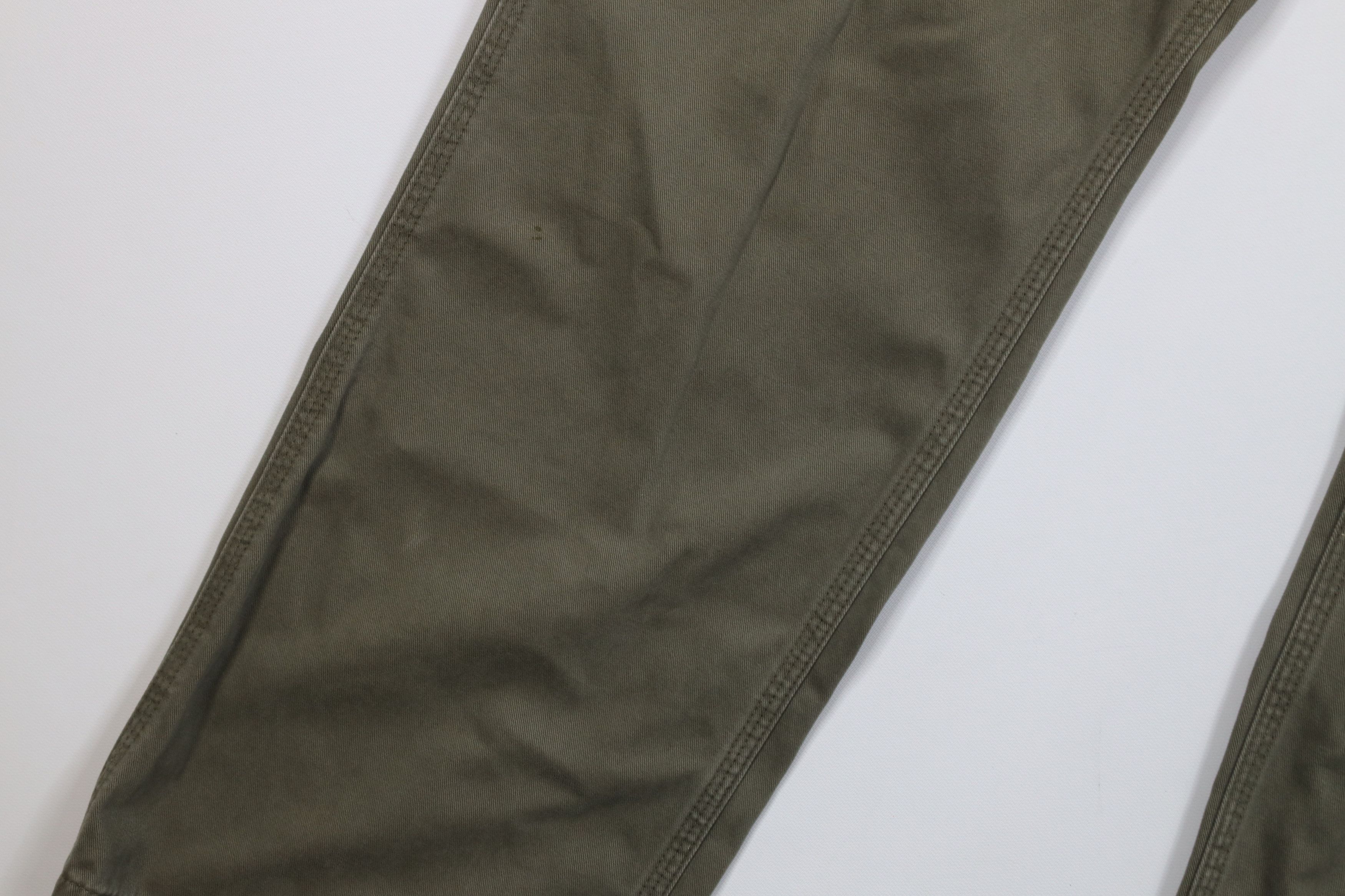 Carhartt Vintage Carhartt Wide Leg Dungaree Pants Army Green Size US 38 / EU 54 - 6 Thumbnail