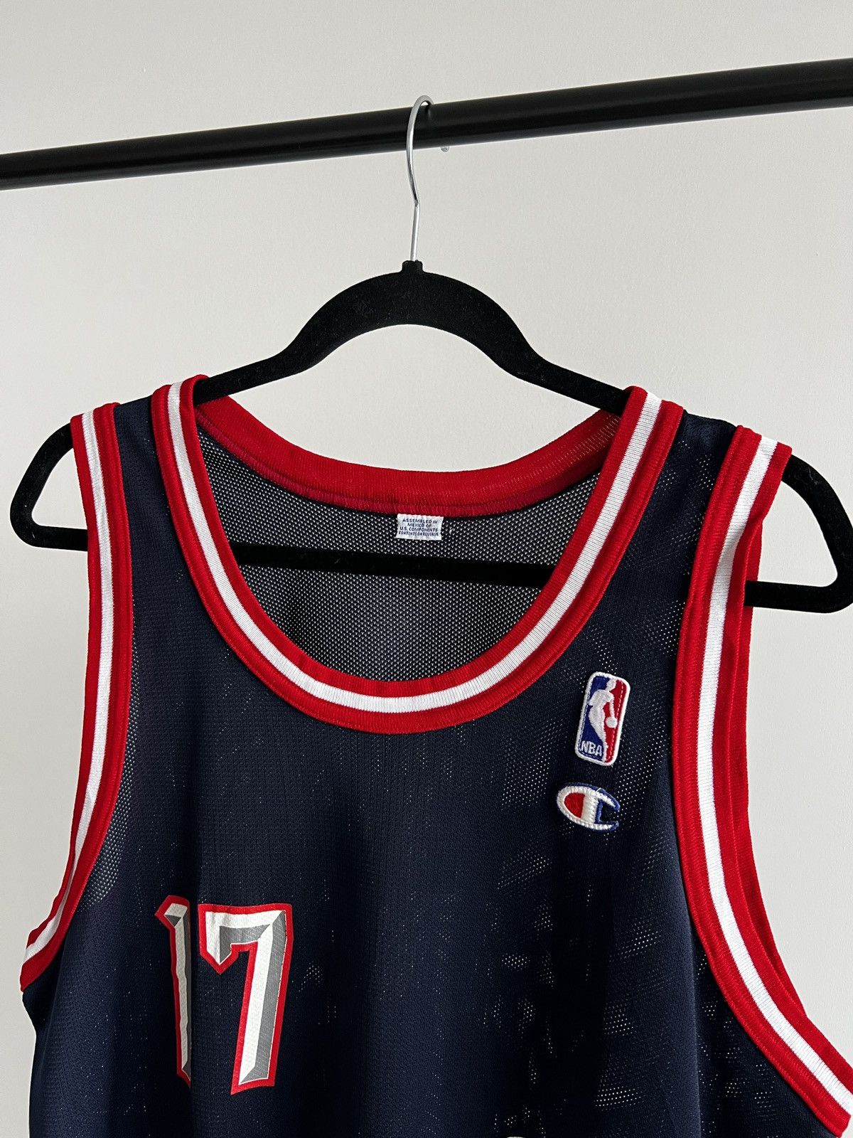 Champion MARIO ELIE Houston Rockets Vintage Champion Jersey 44 NBA Size US L / EU 52-54 / 3 - 4 Thumbnail