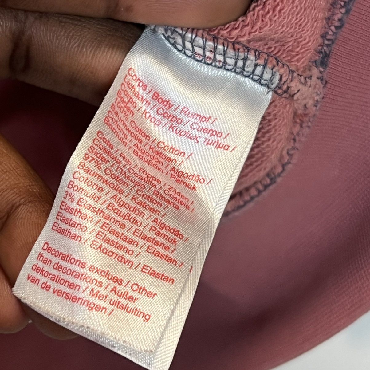 Lacoste × Supreme Supreme Lacoste Crewneck Pink Size US L / EU 52-54 / 3 - 6 Thumbnail